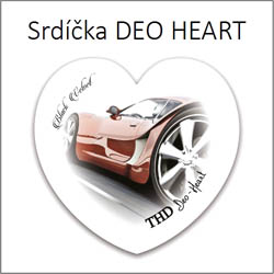 Deo Heart THD vůně ve tvaru srdce 250